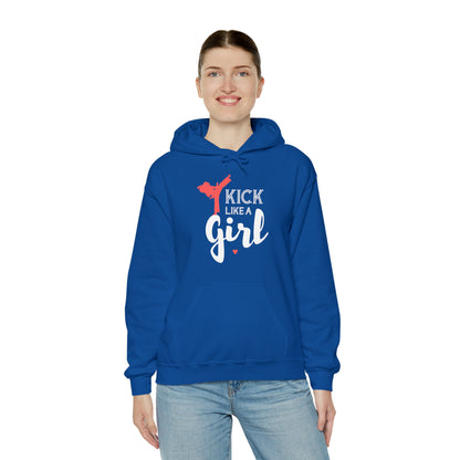 Kick Like A Girl Hoodie