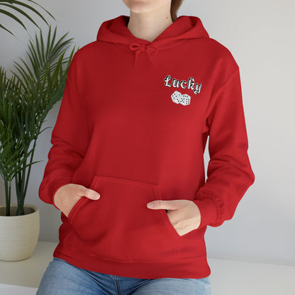 Lucky Front and back Hoodie