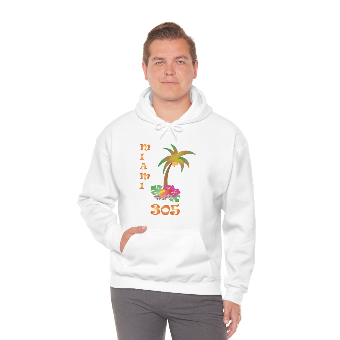 Miami Palm Tree Hoodie