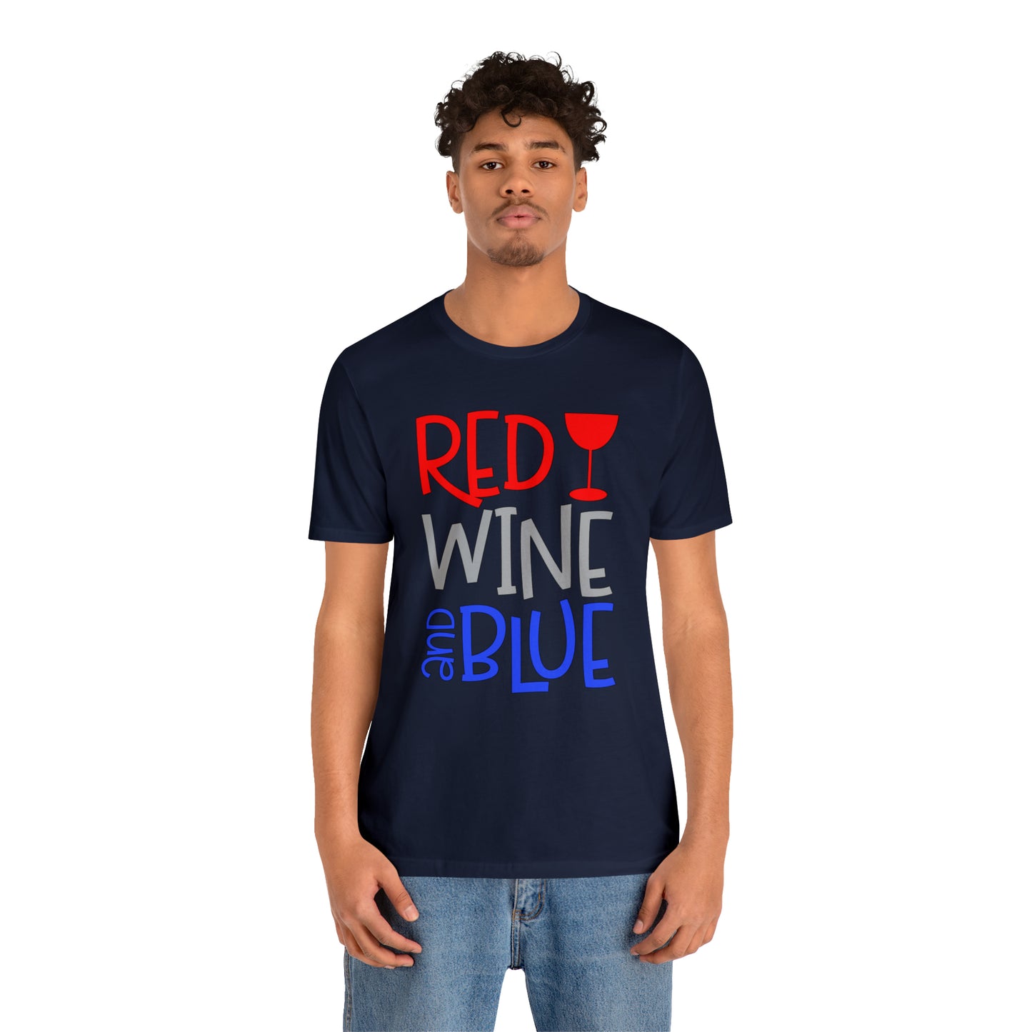 Red Wine Blue T-Shirt