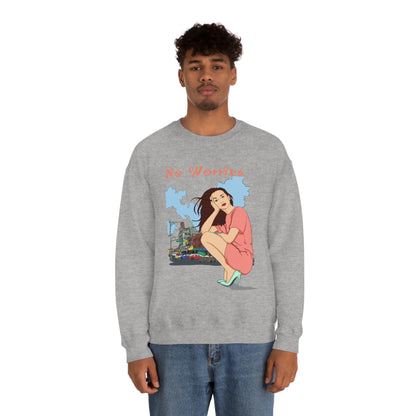 No worries Crewneck Sweatshirt