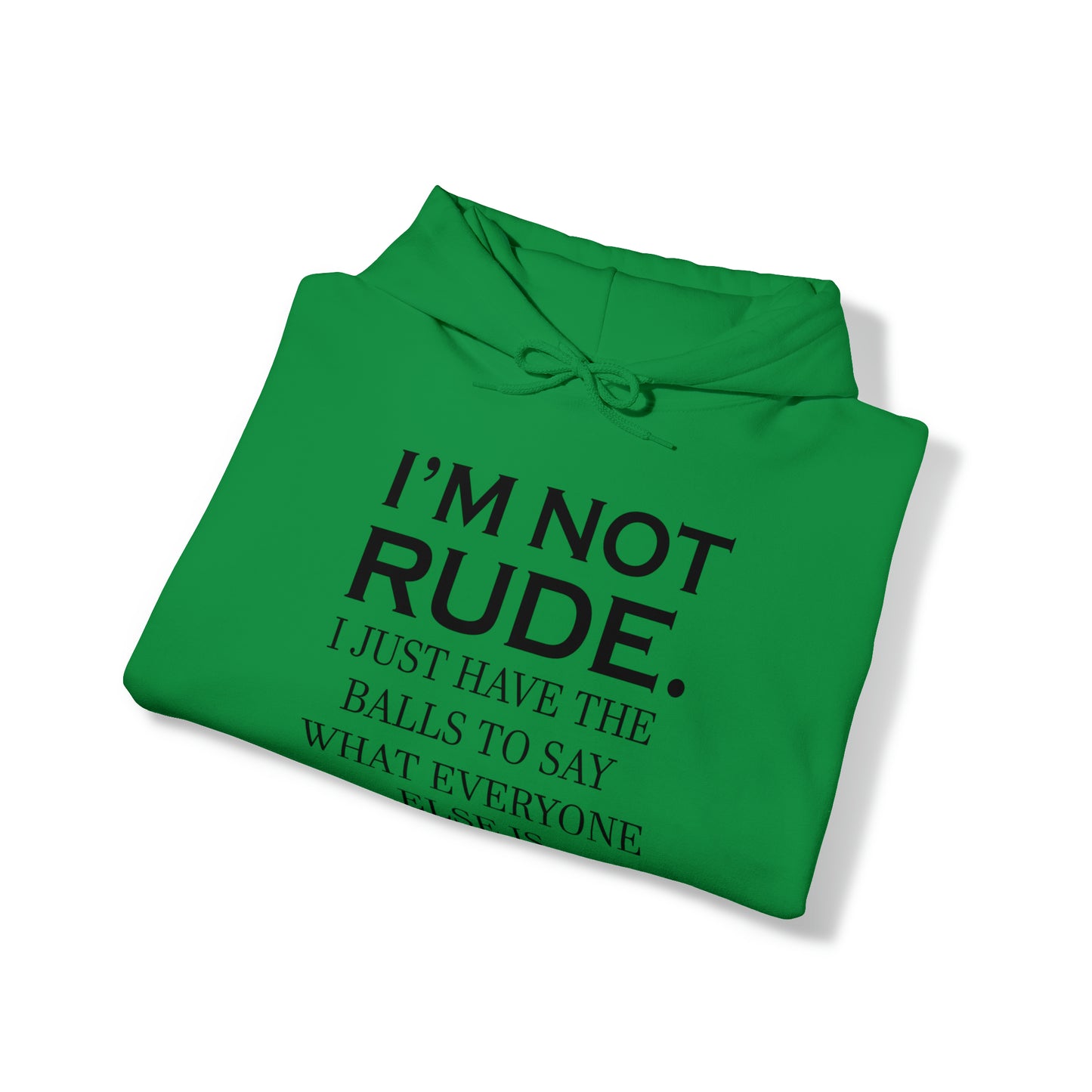 Not rude I just express my self Hoodie