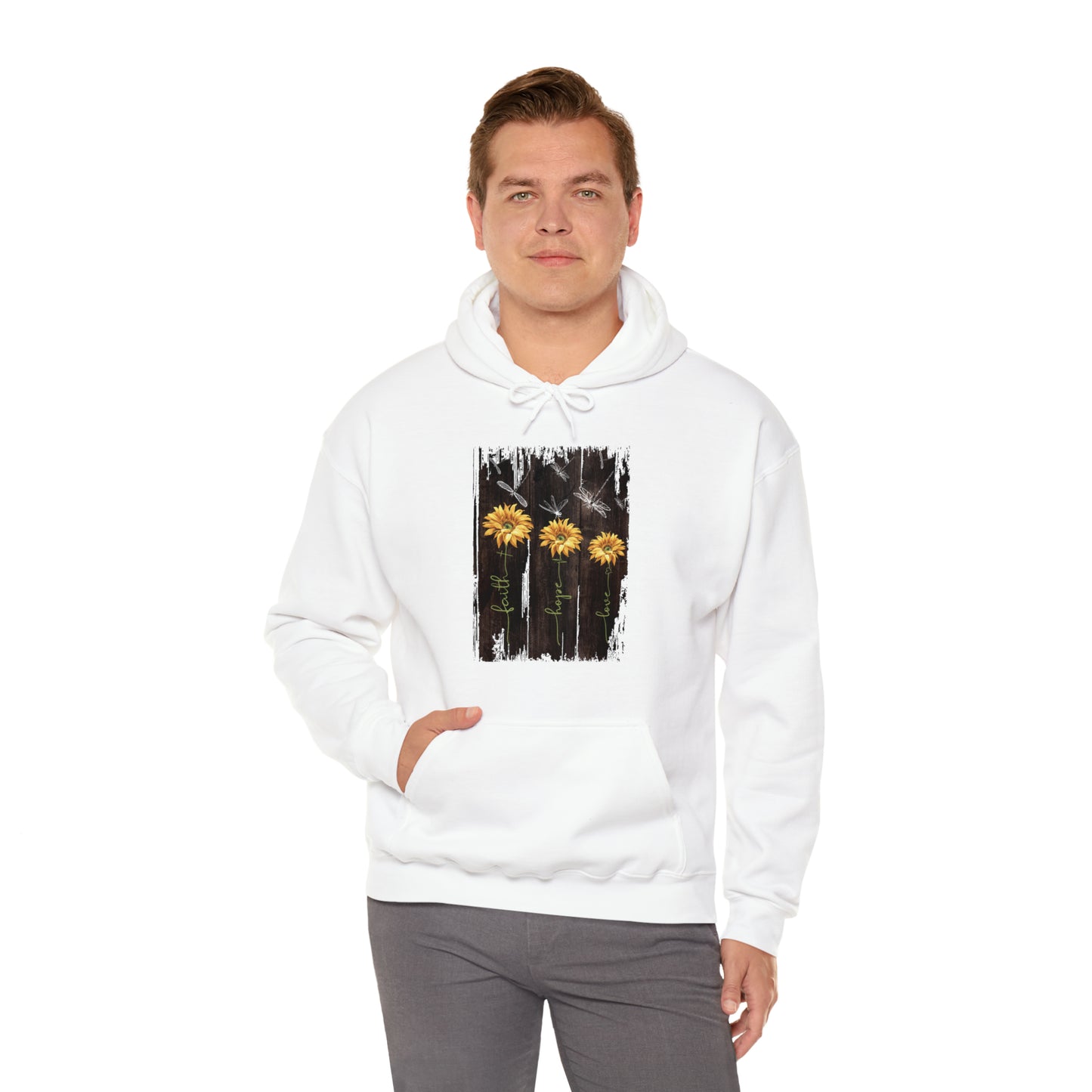 Sunflowers Faith hope love Hoodie