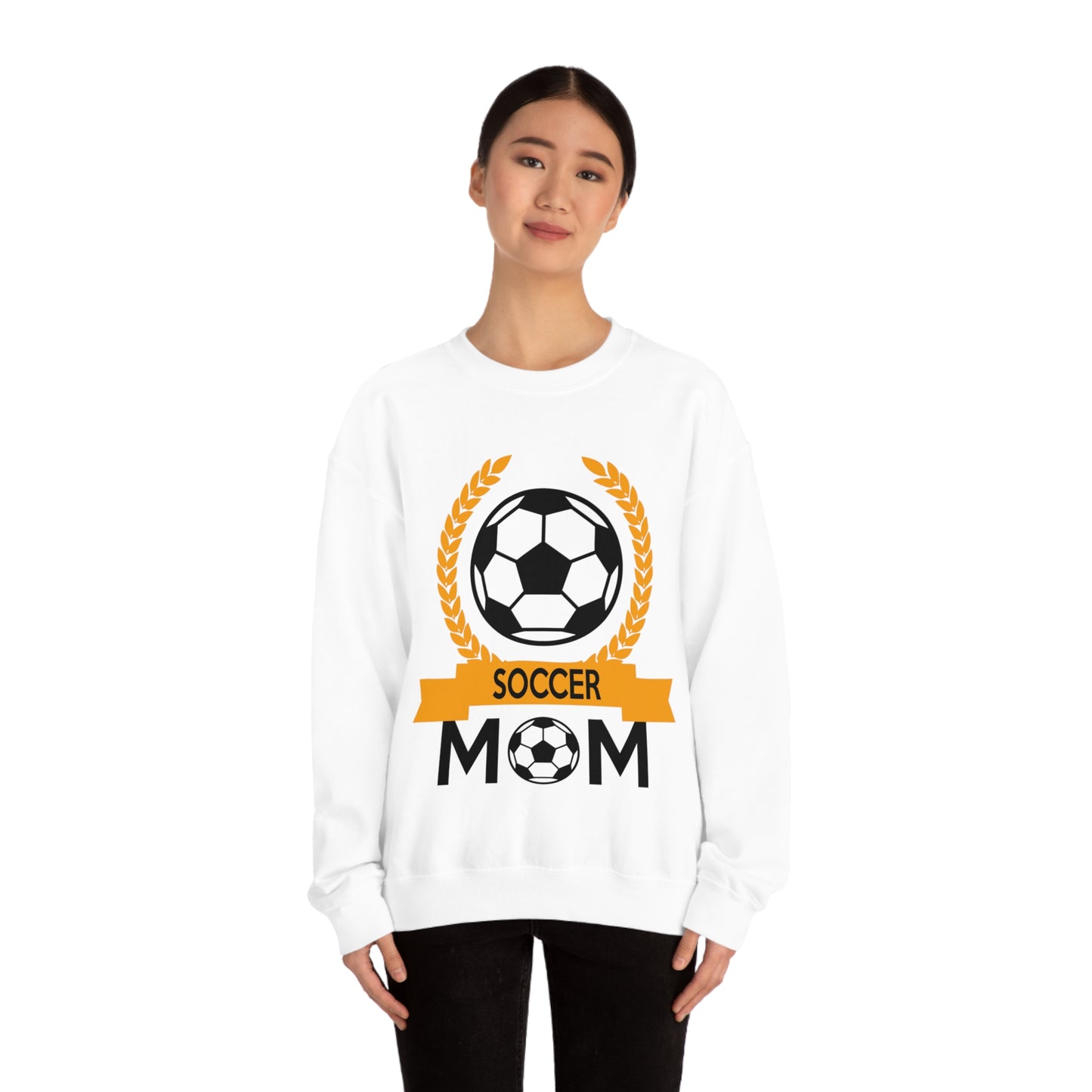 Soccer mom crest Crewneck Sweatshirt