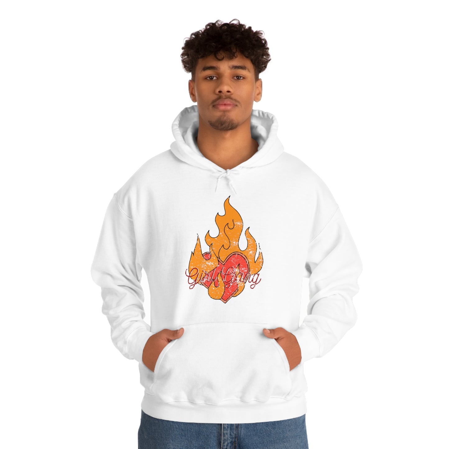 Girl Gang on Fire Hoodie