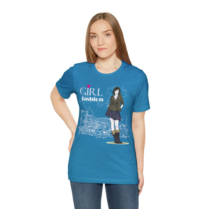 Girl with fashion T-Shirt