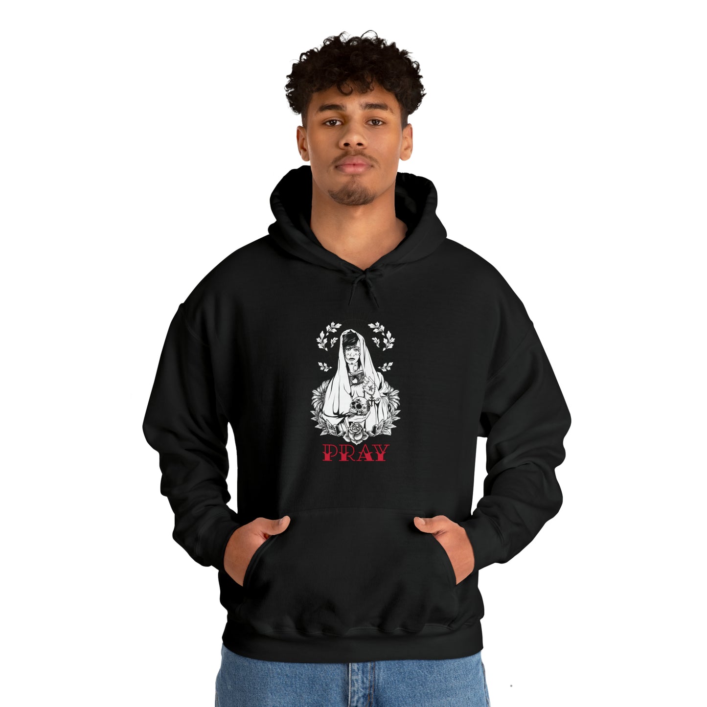 Pray Tattoo Hoodie