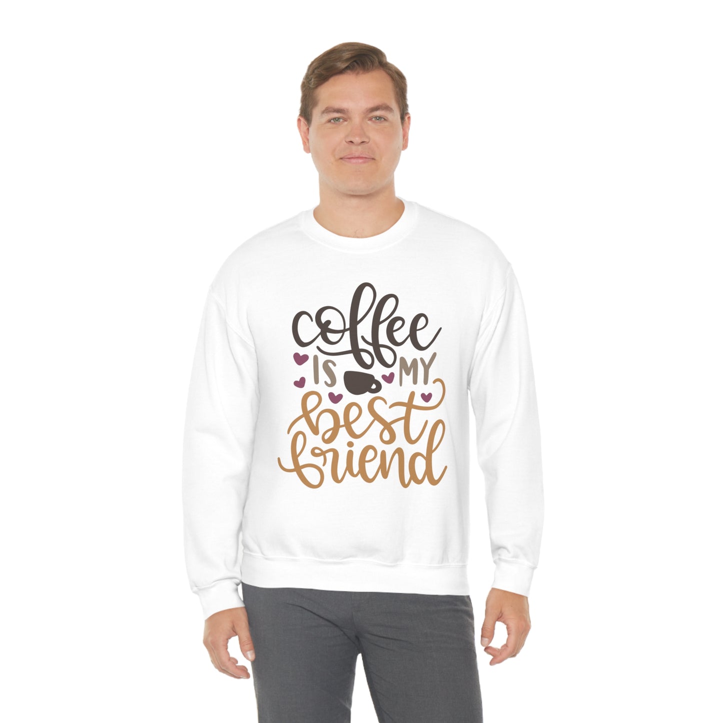 Coffee_is_my_best_friend Crewneck Sweatshirt