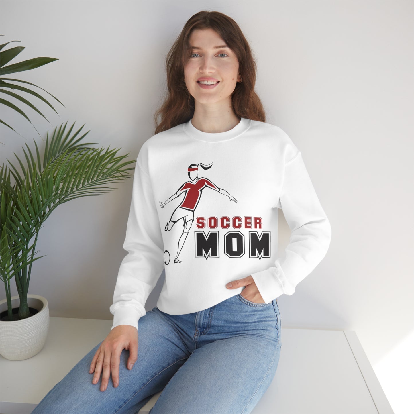 Soccer  mom Crewneck Sweatshirt