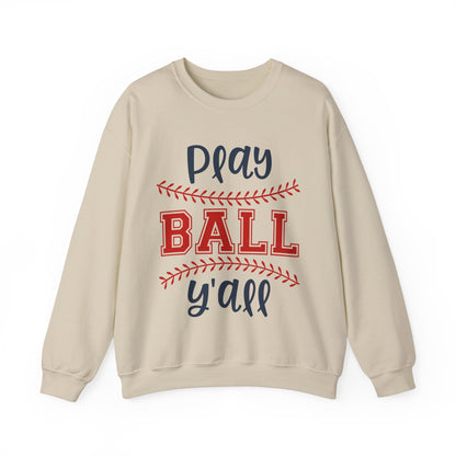 Play Ball Y'all Crewneck Sweatshirt