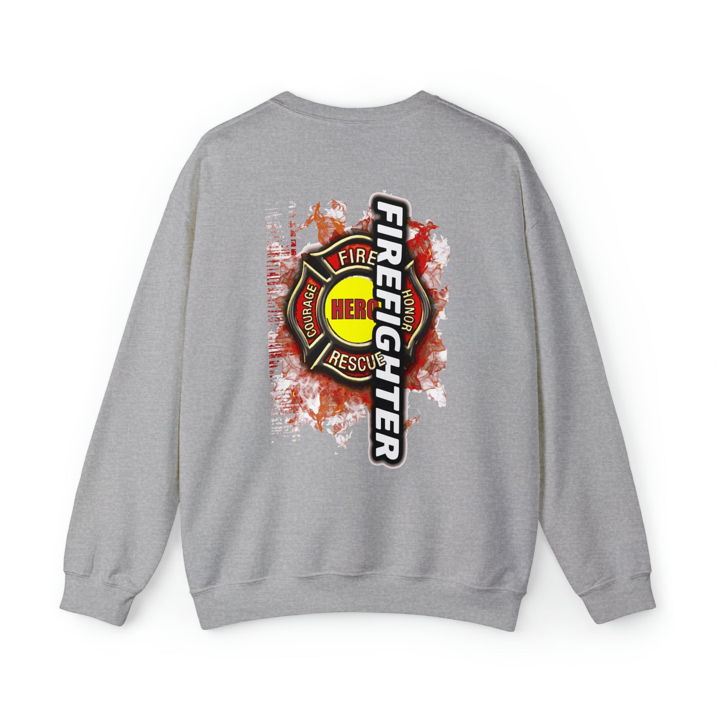 Fire fighter Hero Crewneck Sweatshirt