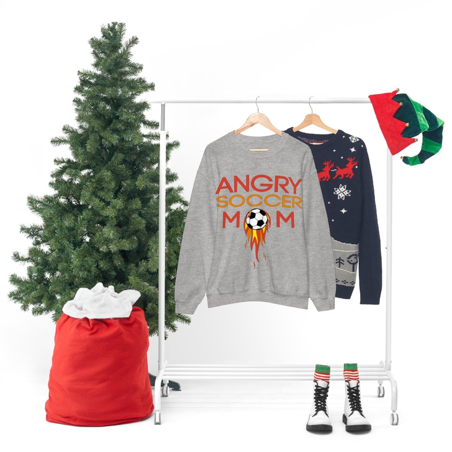 Angry soccer mom Crewneck Sweatshirt