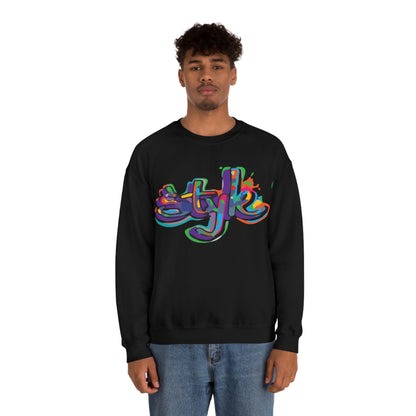 Graffiti style in colors Crewneck Sweatshirt