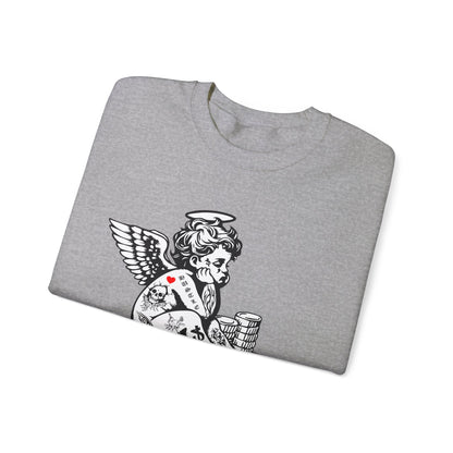 Never enough hustler angel Crewneck Sweatshirt