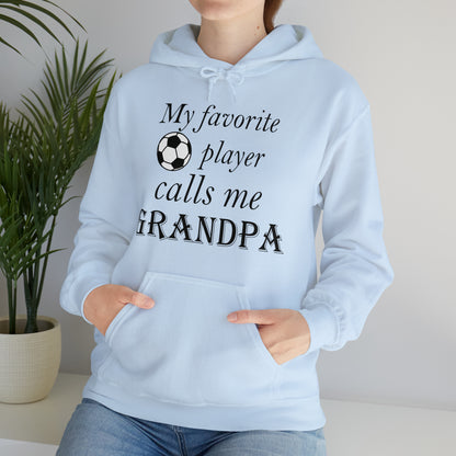 Grandpa Favorite Soccer Player Hoodie