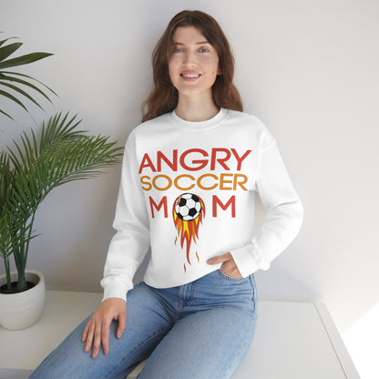 Angry soccer mom Crewneck Sweatshirt