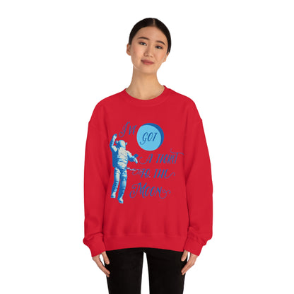 Got a ticket to the moon Crewneck Sweatshirt