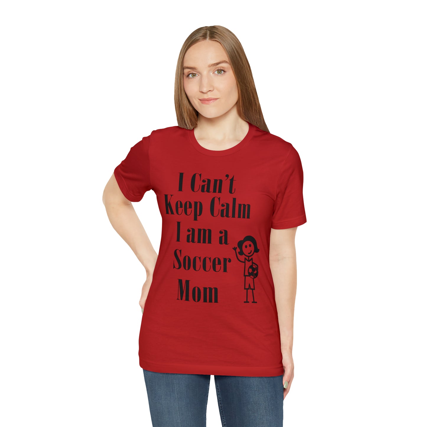 I can't keep calm I'm a soccer mom T-Shirt