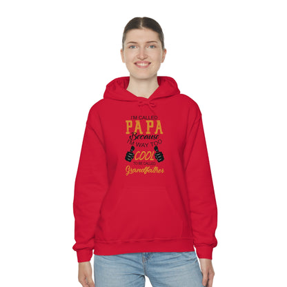 Papa Way Too Cool to Be Called Grandfather Hoodie