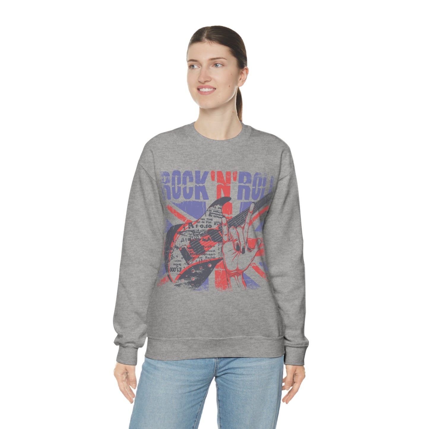 Rock -N- Roll Crewneck Sweatshirt