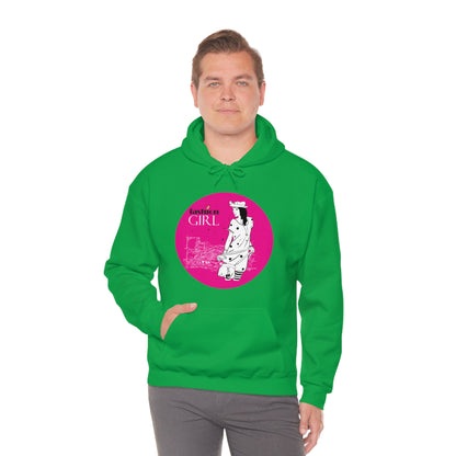 Pink Fashion girl Hoodie