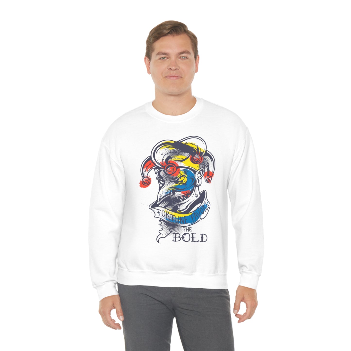 Fortune Favors the Bold Crewneck Sweatshirt