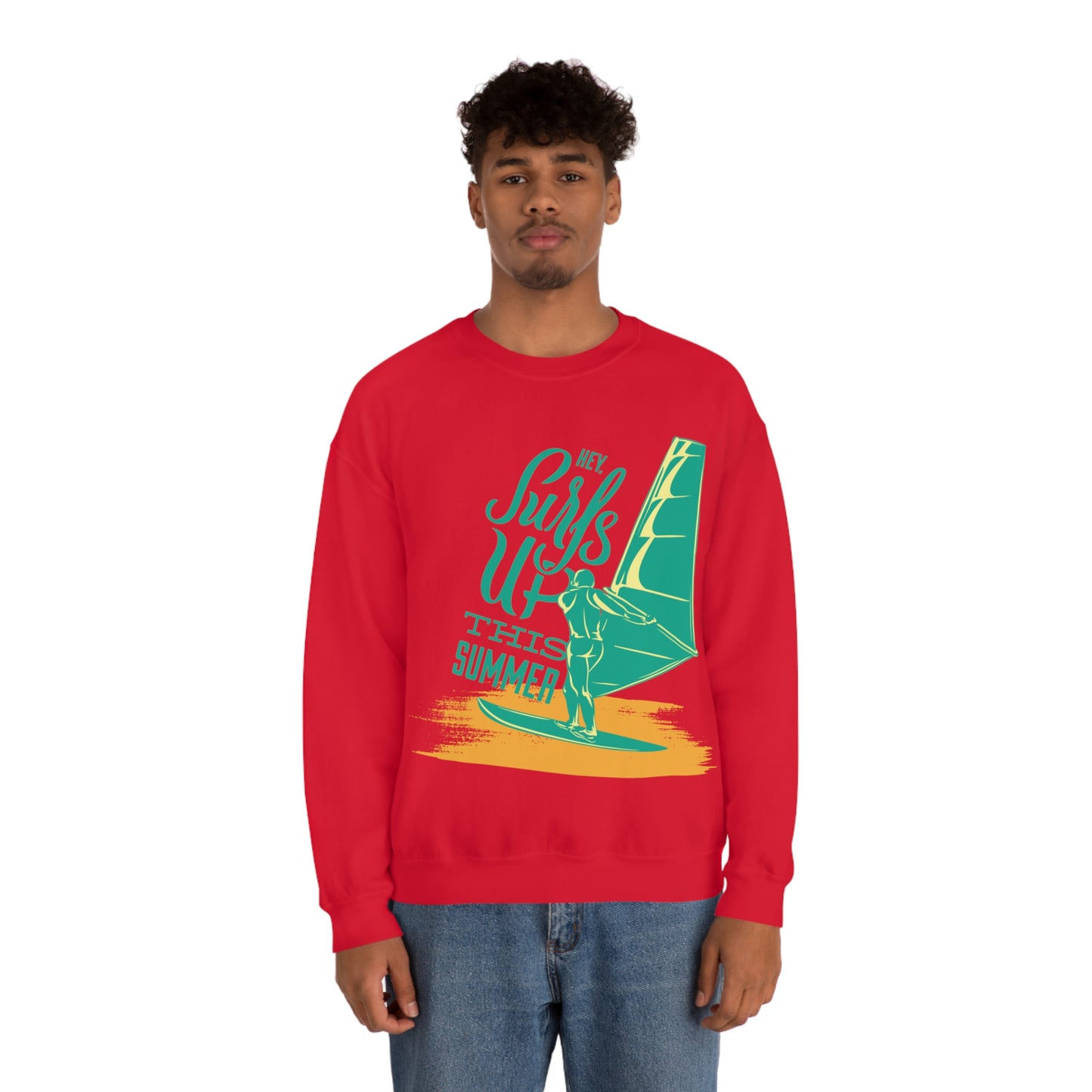 Hey Surfs Up Crewneck Sweatshirt