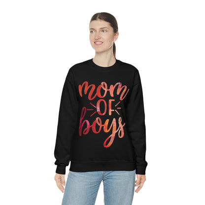 mom of boys Crewneck Sweatshirt