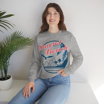 Sunset Beach Crewneck Sweatshirt