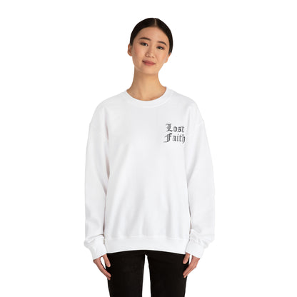 Lost faith tattoo Front and back Crewneck Sweatshirt