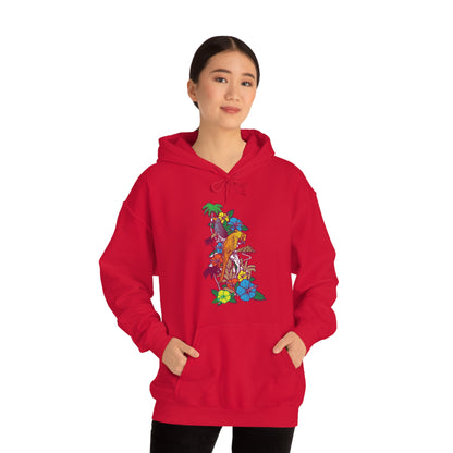 Parrot Jungle Floral Hoodie