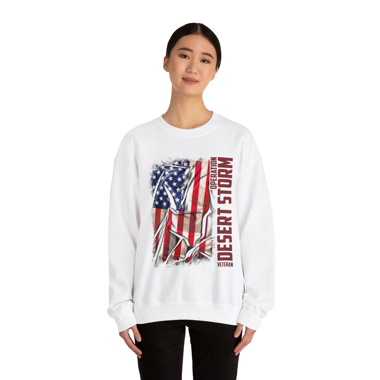 Operation desert storm Veteran Crewneck Sweatshirt