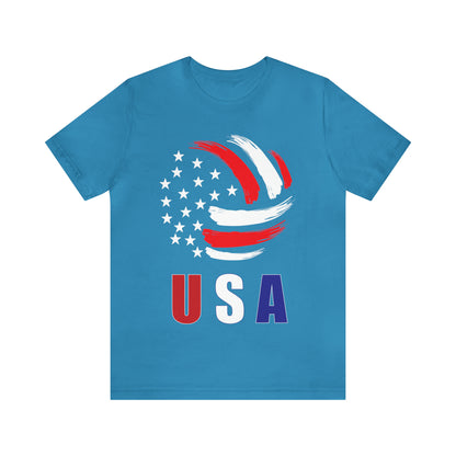 USA Volleyball Flag T-Shirt