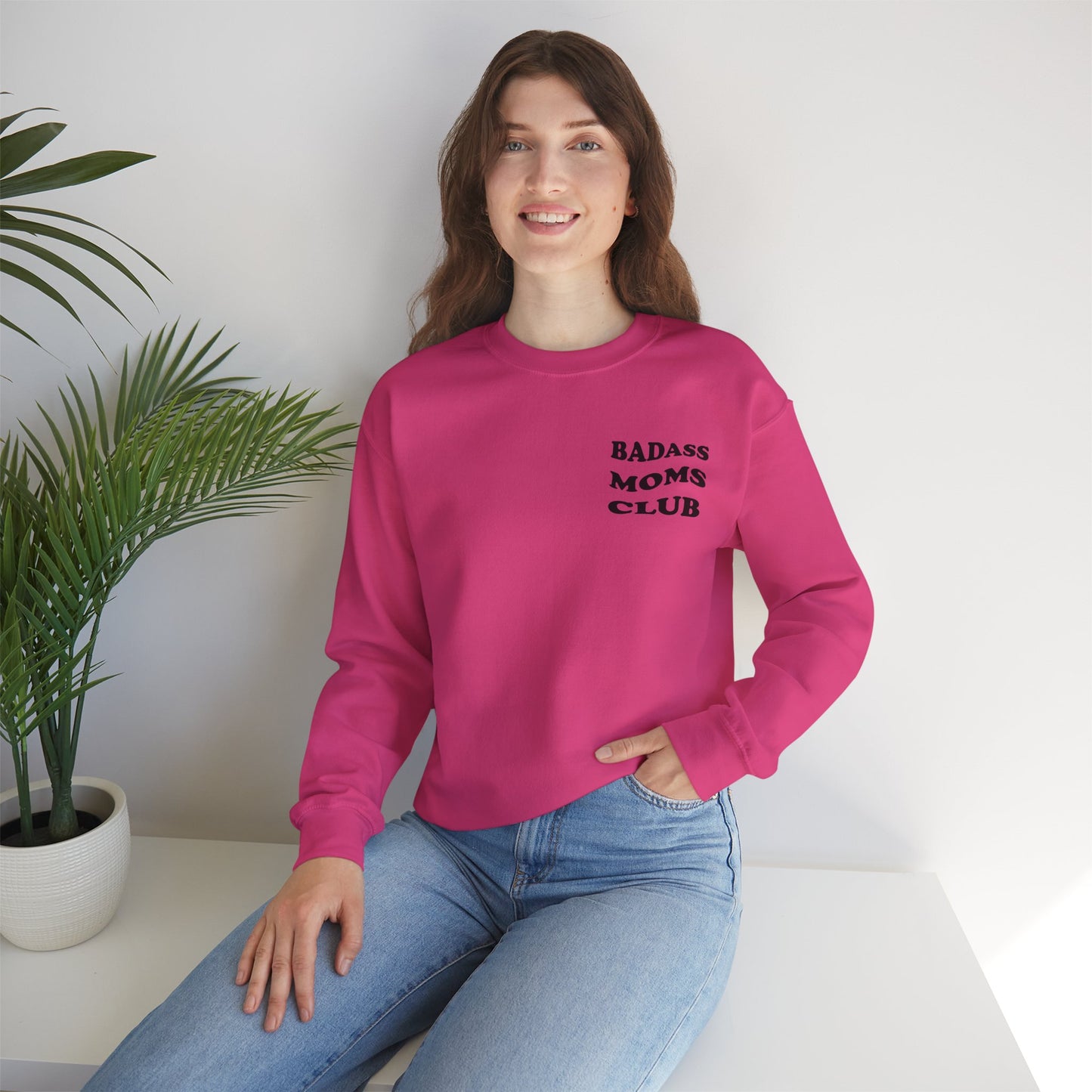 Badass Moms Club Crewneck Sweatshirt