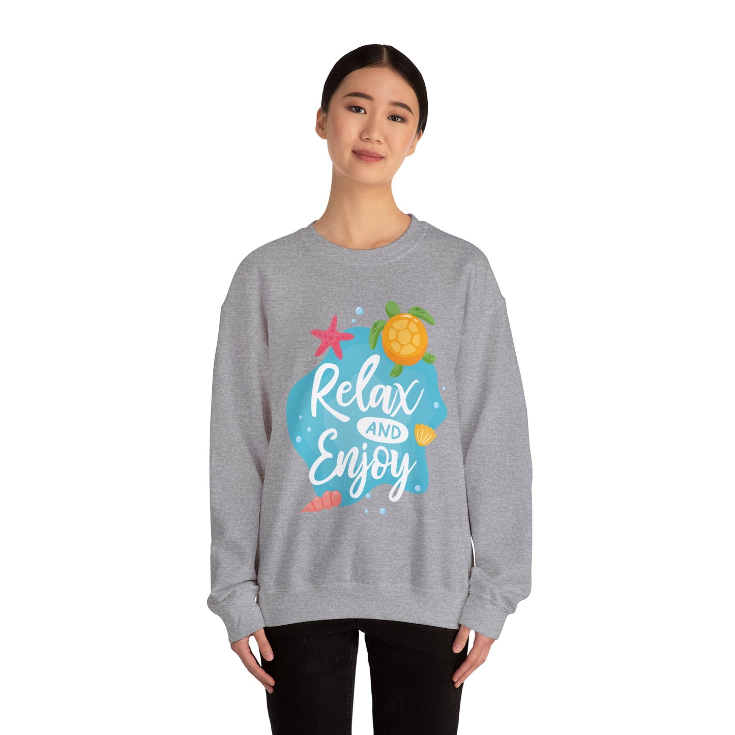 Relax and Enjoy the Beach Crewneck Sweatshirt