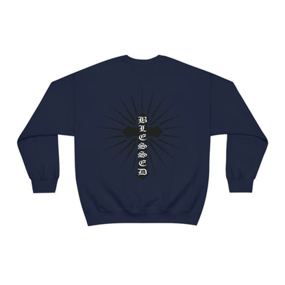 Blessed Cross Crewneck Sweatshirt