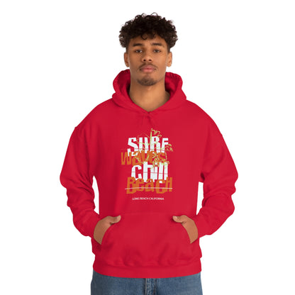 Surf Waves Chill Beach Hoodie