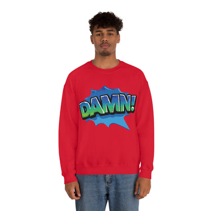 Damn! colorful Crewneck Sweatshirt