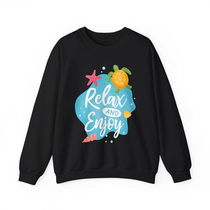 Relax and Enjoy the Beach Crewneck Sweatshirt