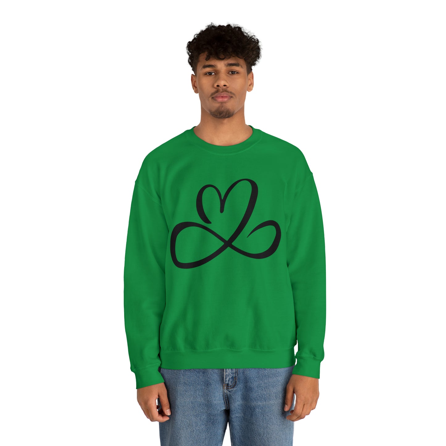 Heart infinity symbol Crewneck Sweatshirt