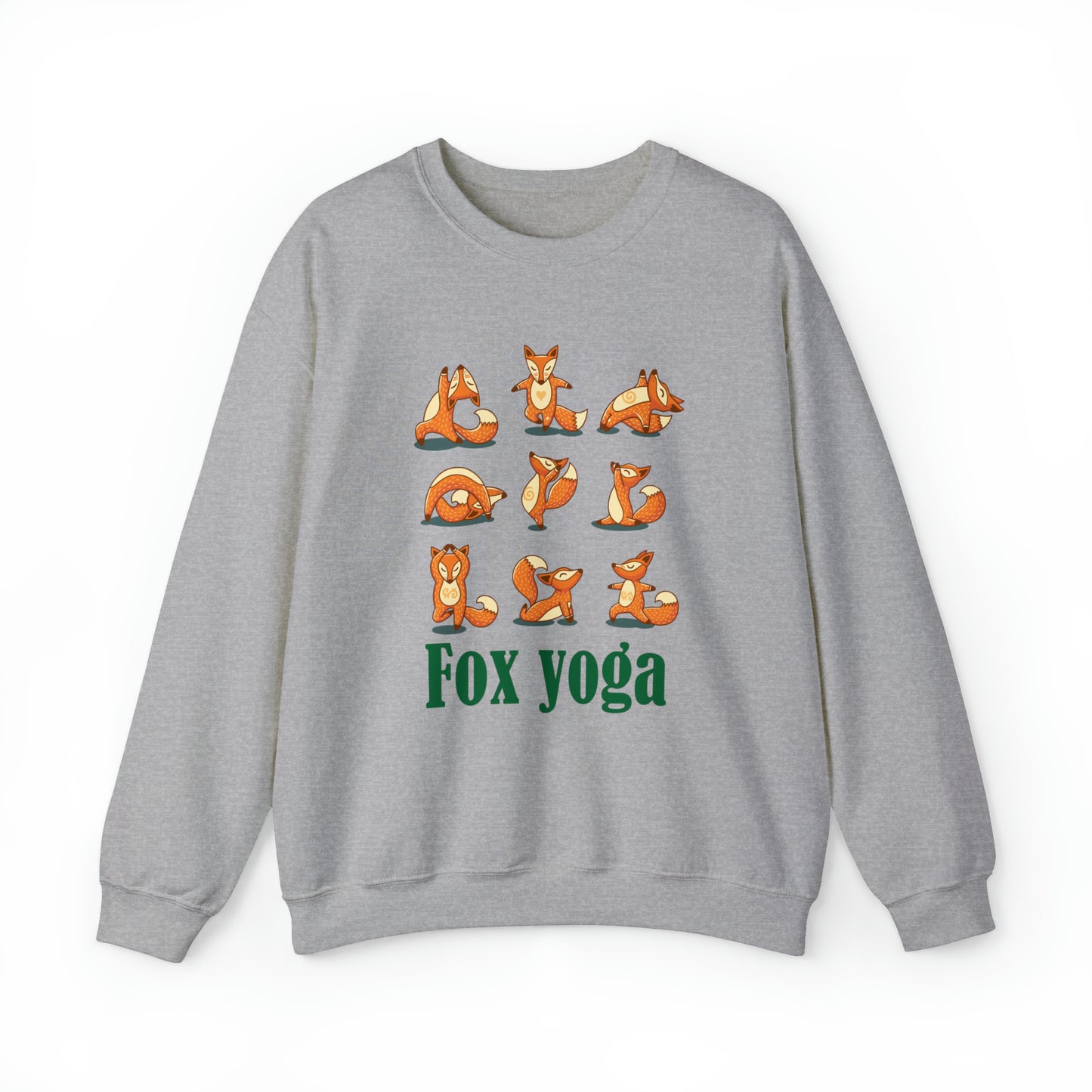 Fox yoga Crewneck Sweatshirt