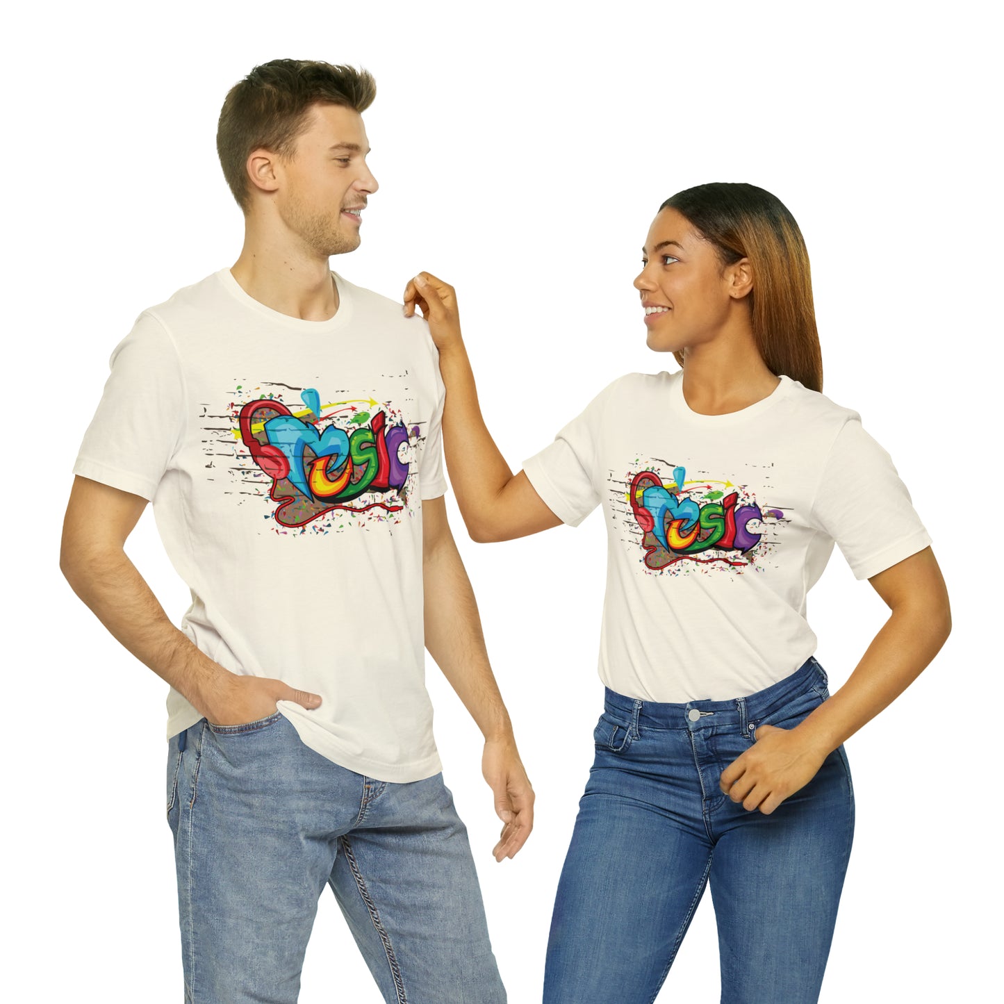 Music colorful graffiti T-Shirt