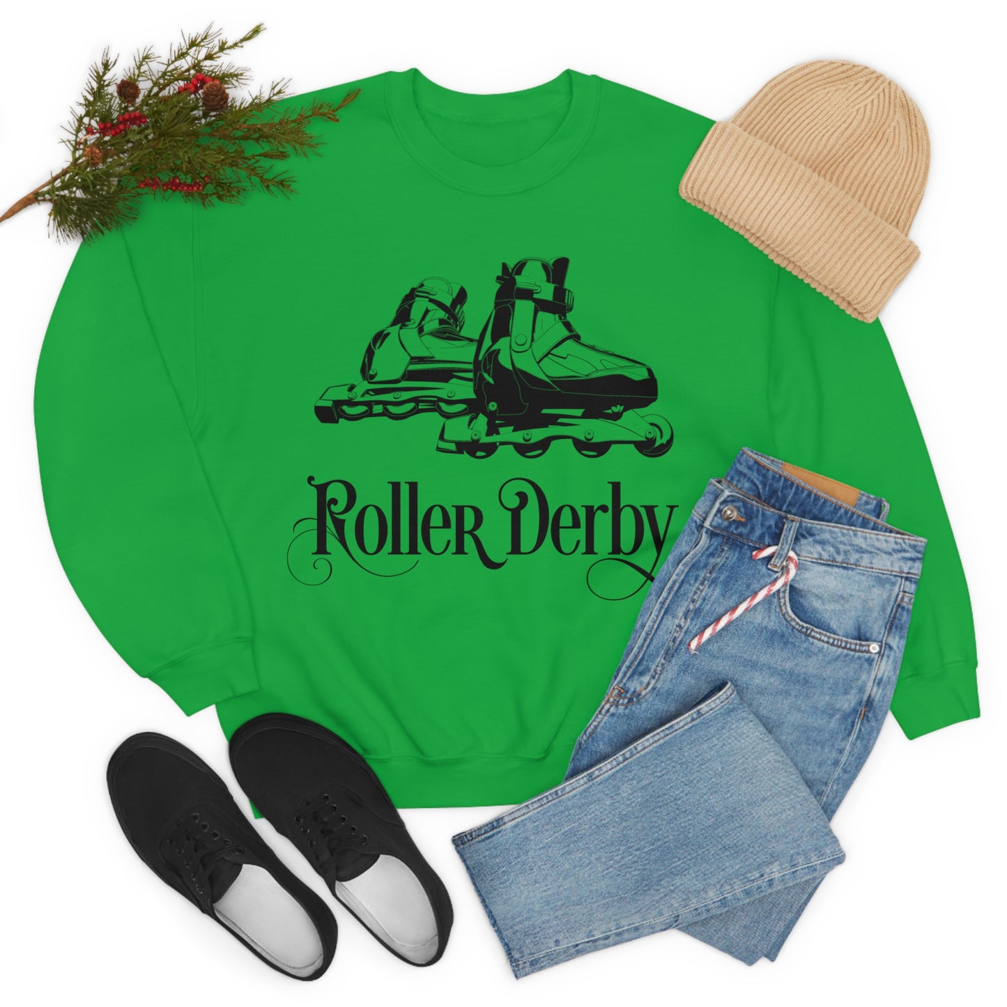 Roller Derby Crewneck Sweatshirt