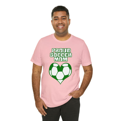 Proud -soccer-mom Heart T-Shirt