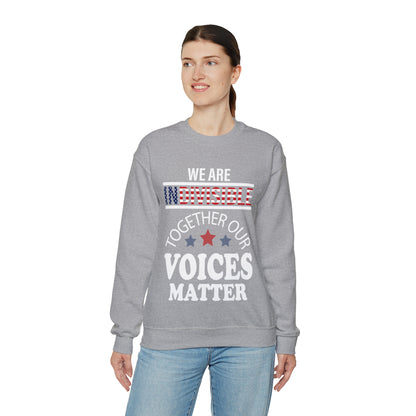 Together our voice matter Crewneck Sweatshirt