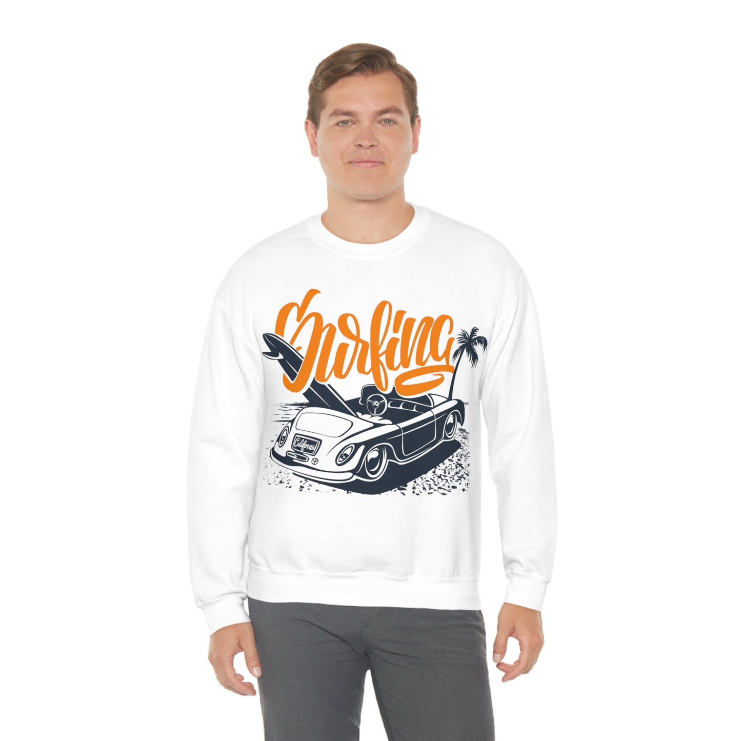 Surfing Cruiser Crewneck Sweatshirt