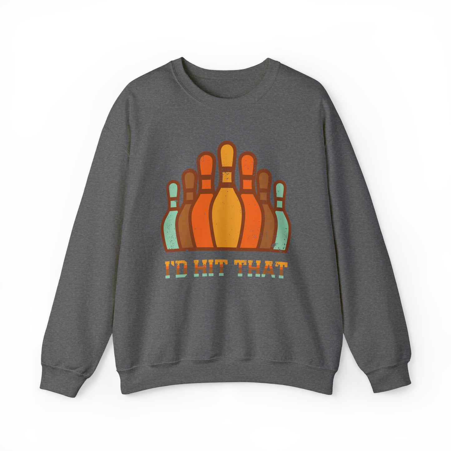 I'd hit that bowling vintage  Crewneck Sweatshirt