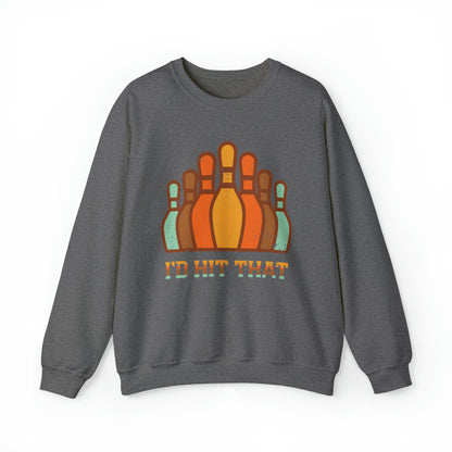 I'd hit that bowling vintage  Crewneck Sweatshirt