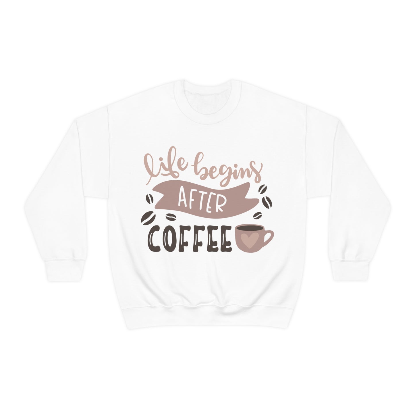 Life_begins_after_coffee Crewneck Sweatshirt