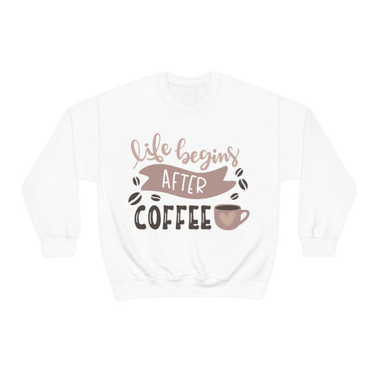 Life_begins_after_coffee Crewneck Sweatshirt